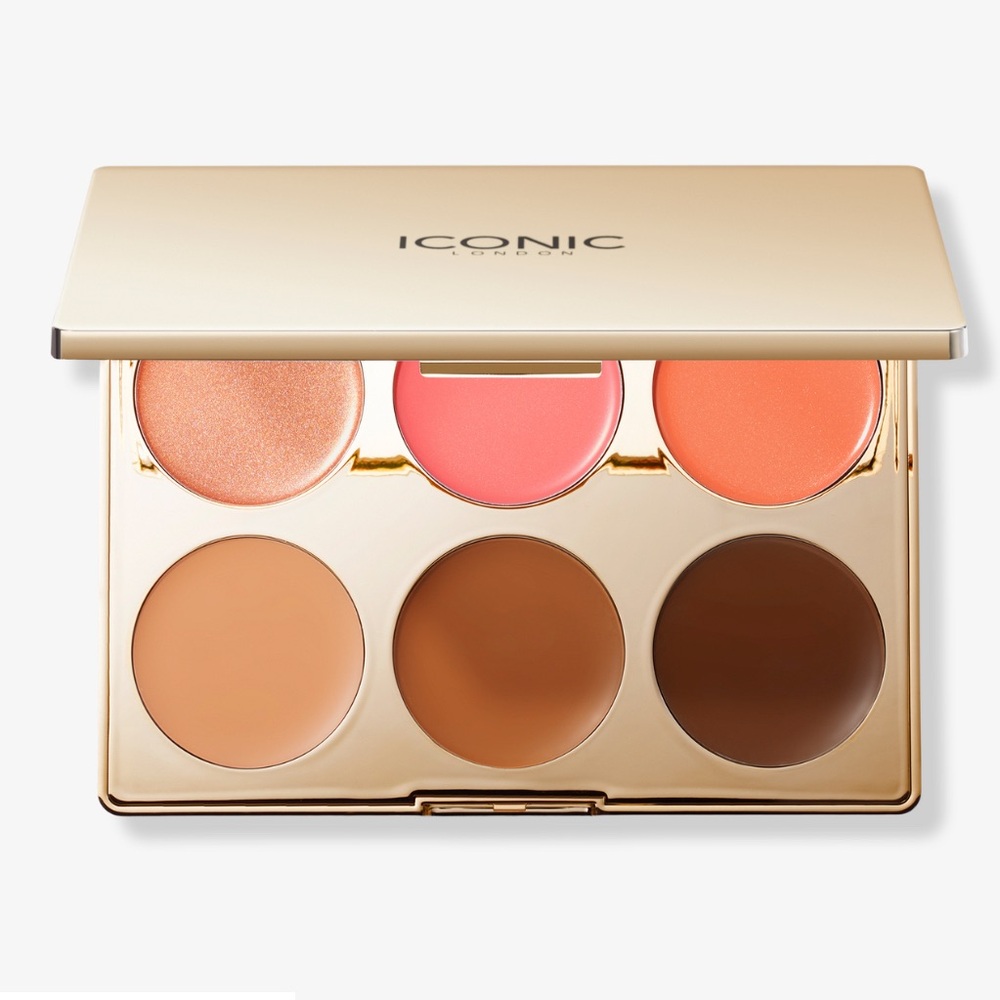 NEW in box! Iconic London Multi-use Cream Blush, Bronze & Highlight Palette